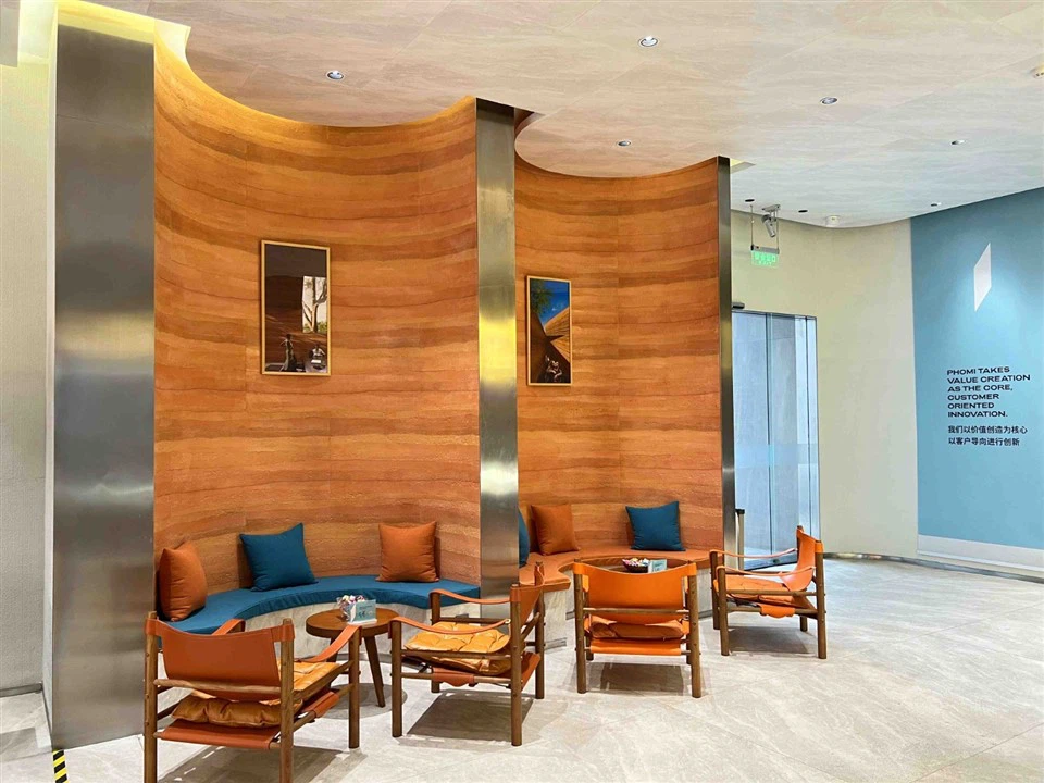 Indoor Flexible Rammed Earth Wall Tiles