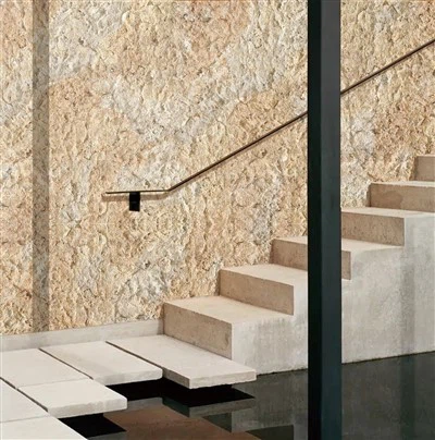 Pelapis Dinding Fleksibel Batu Rockface untuk Luar Ruangan